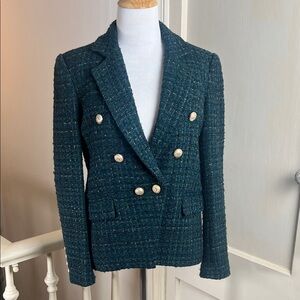 GENERATION LOVE • Women's Tweed Double-Breasted Blazer